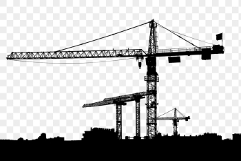 Construction site png silhouette, transparent | Free PNG - rawpixel