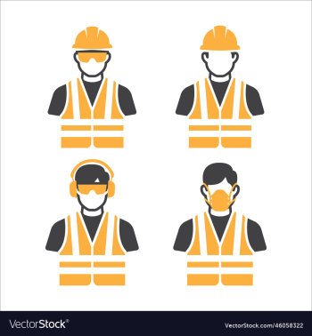 construction worker icon set construction worker icon set