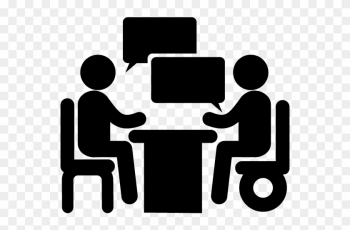 Consultant Clipart Training Seminar - Two People Talking Icon