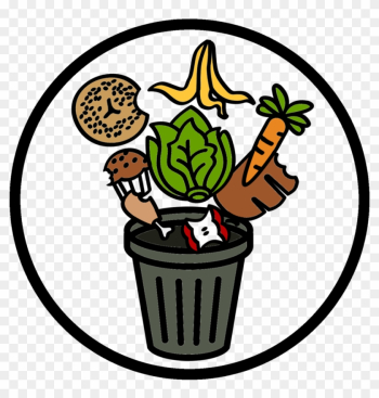 Contact - Food Waste Bin Cartoon