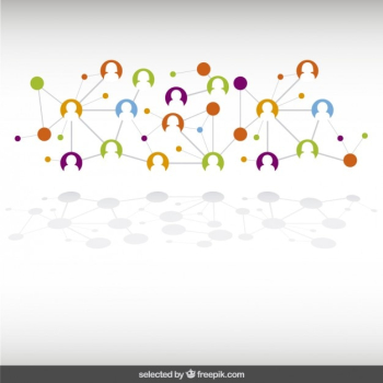 Contact red colorful infographic Contact red colorful infographic