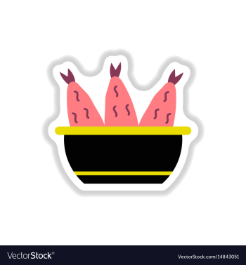 Cooking fish soup icon flat vector image Cooking fish soup icon flat vector image