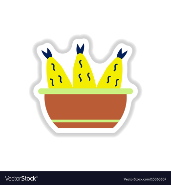 Cooking fish soup icon flat vector image Cooking fish soup icon flat vector image