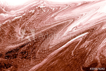 Copper paint flow Copper paint flow
