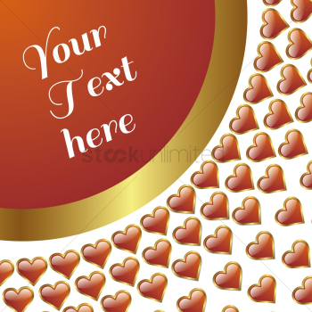 Copy space with heart shapes Copy space with heart shapes