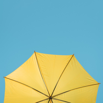 Copy-space yellow umbrella Free Photo Copy-space yellow umbrella Free Photo