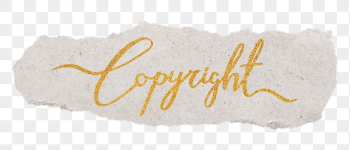 Copyright word png, gold glittery | Free PNG - rawpixel