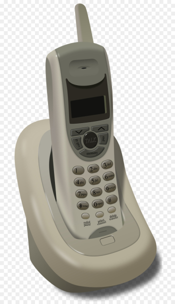 Cordless Telephone, Telephone, Cordless, Answering Machine PNG