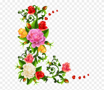 Corners, Corners, Edges - Flower Corner Border Design