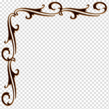 Corners files, black frame transparent background PNG clipart