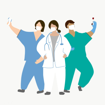 Coronavirus medical staff character element transparent png | Free  transparent png - 2303041