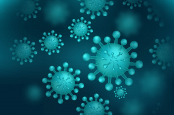 Coronavirus microbe cells in infected background Free Vector Coronavirus microbe cells in infected background Free Vector