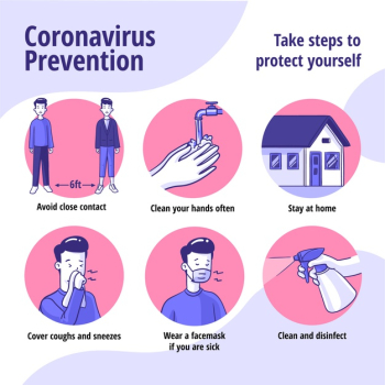 Coronavirus prevention tips Free Vector Coronavirus prevention tips Free Vector