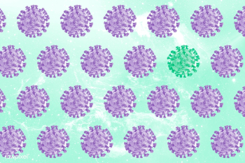 Coronavirus under microscope background illustration | Free  illustration - 2310481