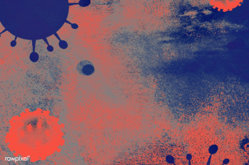 Coronavirus under microscope background illustration | Free  illustration - 2310849
