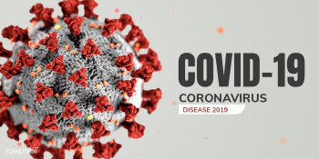 Coronavirus under the microscope banner illustration | Free  illustration - 2307064