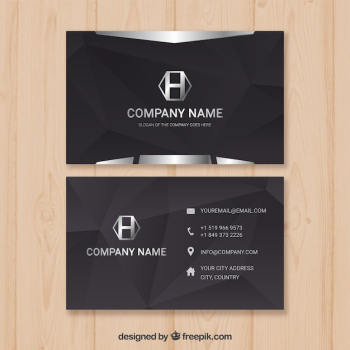 Corporate abstract card