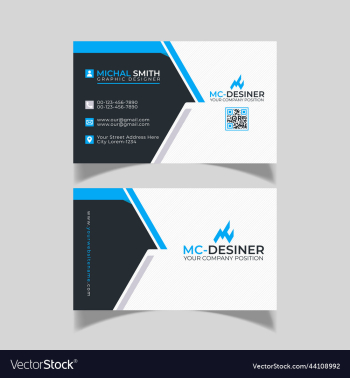 corporate business card template