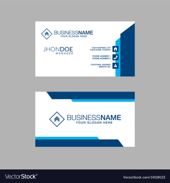 Corporate business cards vector image Corporate business cards vector image
