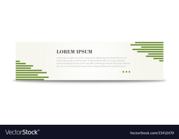 Corporate design banner minimalistic banner vector image Corporate design banner minimalistic banner vector image