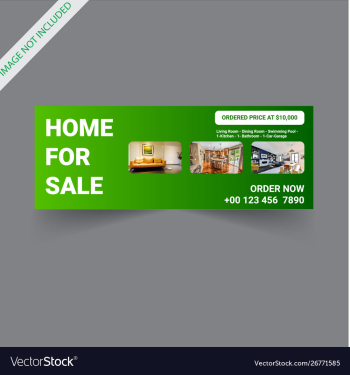 Corporate facebook cover vector image Corporate facebook cover vector image