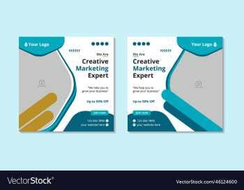 corporate social media post template