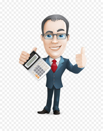 Corporate tax Accountant Tax return Accounting - Cartoon character 