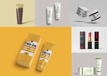 Cosmetic Products Mockup PSD