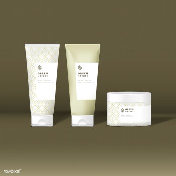 Cosmetic tube and jar mockups | Free stock vector - 544394 Cosmetic tube and jar mockups | Free stock vector - 544394