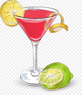 Cosmopolitan Cocktail Margarita Martini Vodka - Cocktail glass 