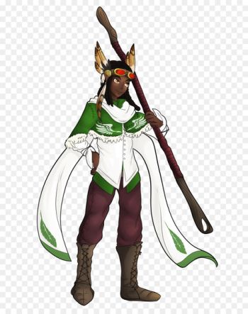 Costume design Green Legendary creature Character - Costume design Green Legendary creature Character -