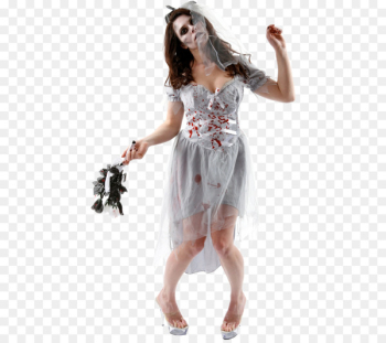 Costume party Halloween costume Bride Dress - rubber goods Costume party Halloween costume Bride Dress - rubber goods