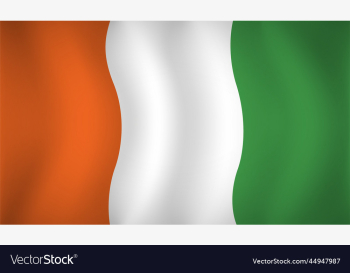 cote divoire flag background