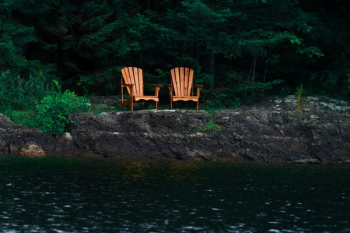 Cottage Chairs On Rocks Cottage Chairs On Rocks