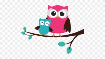 Cottage Crafts - Mommy And Baby Owl Clip Art Cottage Crafts - Mommy And Baby Owl Clip Art