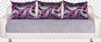 Couch Cushion Living room Furniture, Purple sofa cushion transparent background PNG clipart