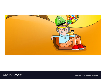 Couch potato vector image Couch potato vector image