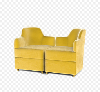 Couch Sofa bed Comfort Chair Yellow - banca watercolor Couch Sofa bed Comfort Chair Yellow - banca watercolor