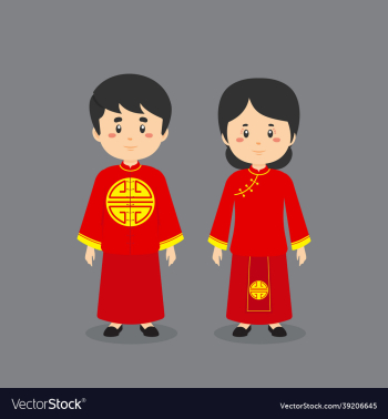couple character wearing chinese traditional couple character wearing chinese traditional