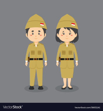 couple character wearing indonesian warrior couple character wearing indonesian warrior