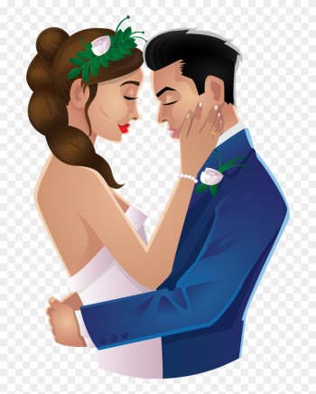 Couple Clipart Wedding Day - Love Couple Images Png