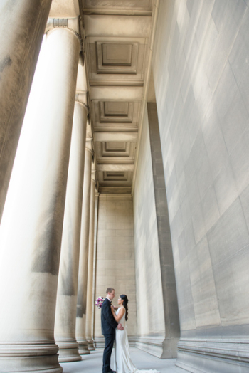 Couple Face to Face Under Gray Building Couple Face to Face Under Gray Building