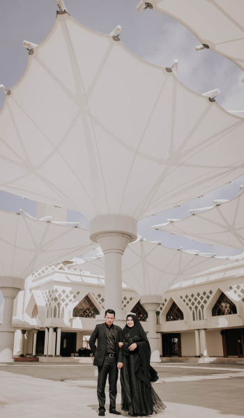 Couple Inside Building Couple Inside Building