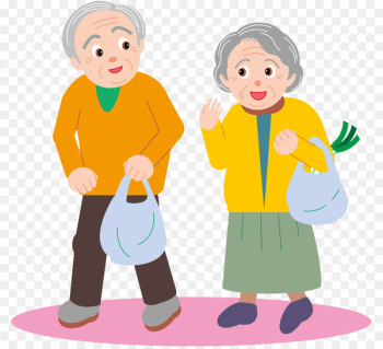 couple Old age Drawing Cartoon Clip art - Elderly couple couple Old age Drawing Cartoon Clip art - Elderly couple