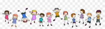 Course Clipart Group Teacher - Border Children