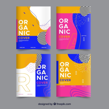 Covers collection with organic shapes Covers collection with organic shapes