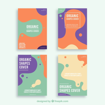Covers collection with organic shapes Covers collection with organic shapes