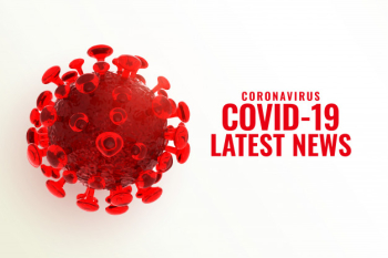Covid-19 coronavirus latest news and updates background Free Vector Covid-19 coronavirus latest news and updates background Free Vector