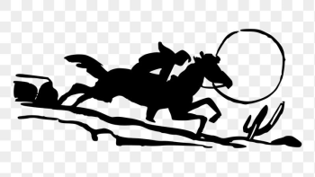 Cowboy silhouette png sticker illustration, | Free PNG - rawpixel Cowboy silhouette png sticker illustration, | Free PNG - rawpixel