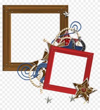 Cowgirl Clipart Frame - Cowboy Photo Frame Transparent Cowgirl Clipart Frame - Cowboy Photo Frame Transparent